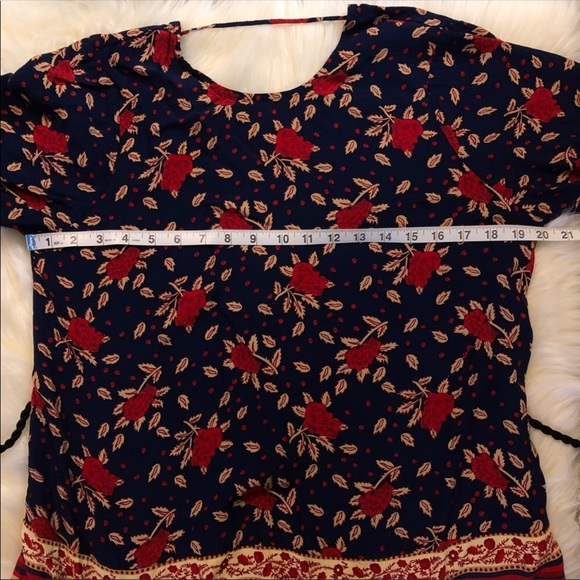 Faithfull the Brand Ellie Dress in Rose Print - Picture 5 of 8